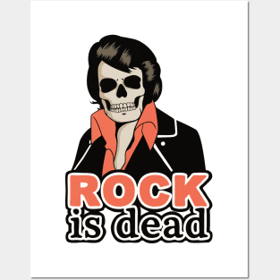 Rock is dead Posters and Art